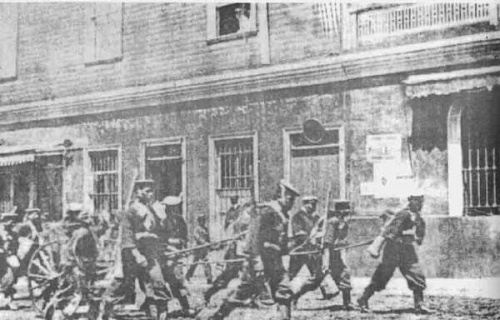Ametralladoras diciembre 1907 Chile